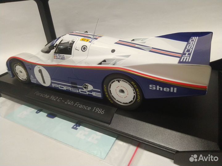 1:18 Porsche 962C Le Mans winner 1986 lim.1000