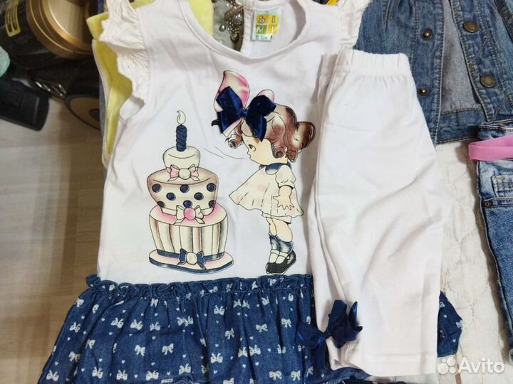 Вещи на девочку от92р по 110р