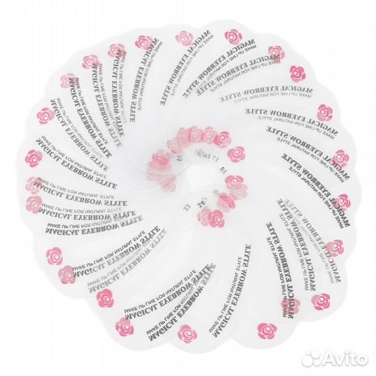 Набор многоразовых трафаретов для обработки бровей