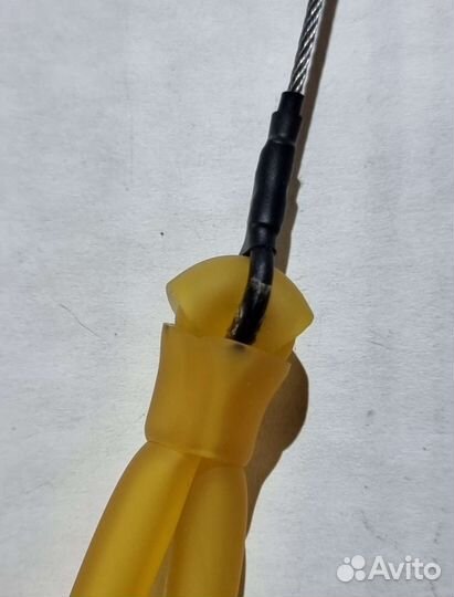 Тяги резиновые двойные с тросом нержавейка