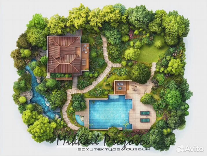 Ландшафтный дизайн. Чертежи в подарок