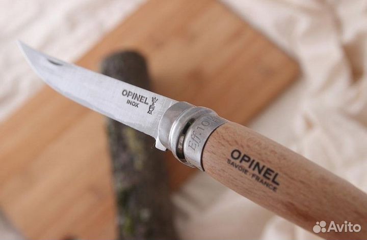 Филейный складной нож opinel № 10 Slim Line бук