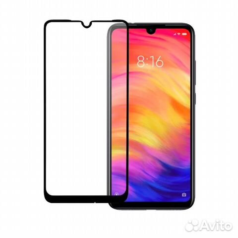 Защитное стекло 9D для Xiaomi Redmi Note 7/ / 7s
