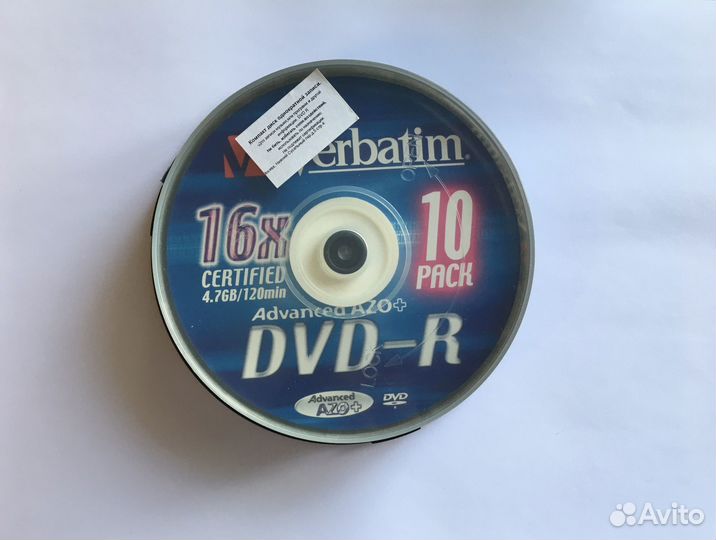 Диски новые cd-rw dvd-r dvd-rw