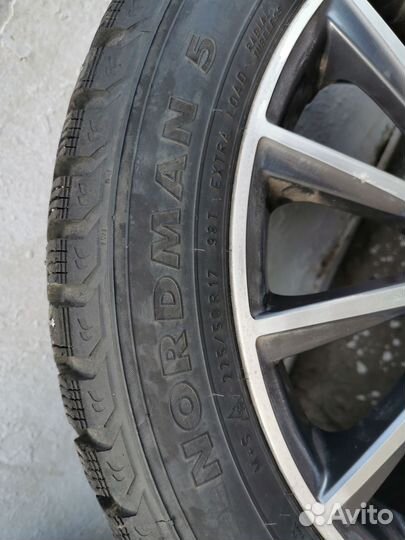 Колеса зимние R 17 mercedes