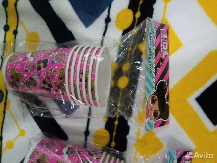 Набор бумажных стаканов LOL