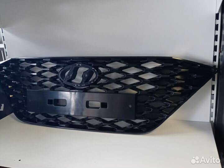 Решетка радиатора hyundai solaris 2020