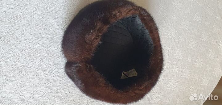 Шапка-ушанка норковая, мужская