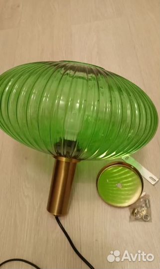 Ретро-подвесной светильник из цветного стекла