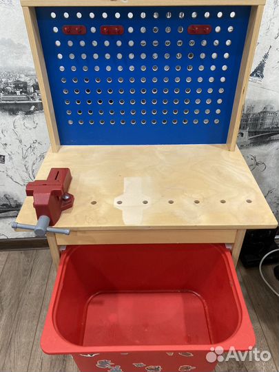 Стол игрушечный. Верстак икея
