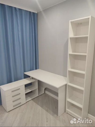 Компьютерный стол угловой, с ящиками