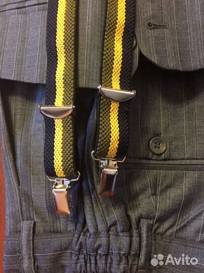 Костюм,тройка с подтяжками