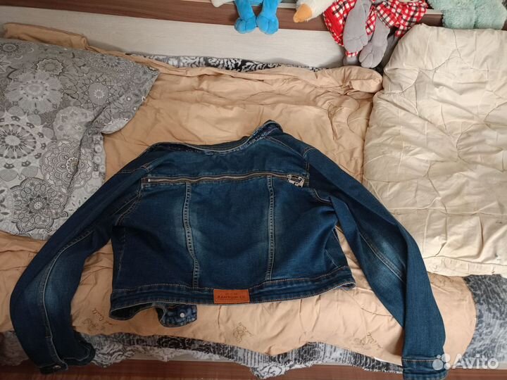 Джинсовка короткая