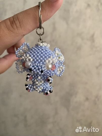 Амигуруми дракон из бисера