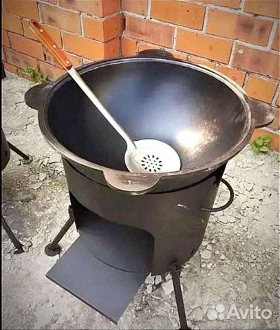 Казан чугунный узбекский