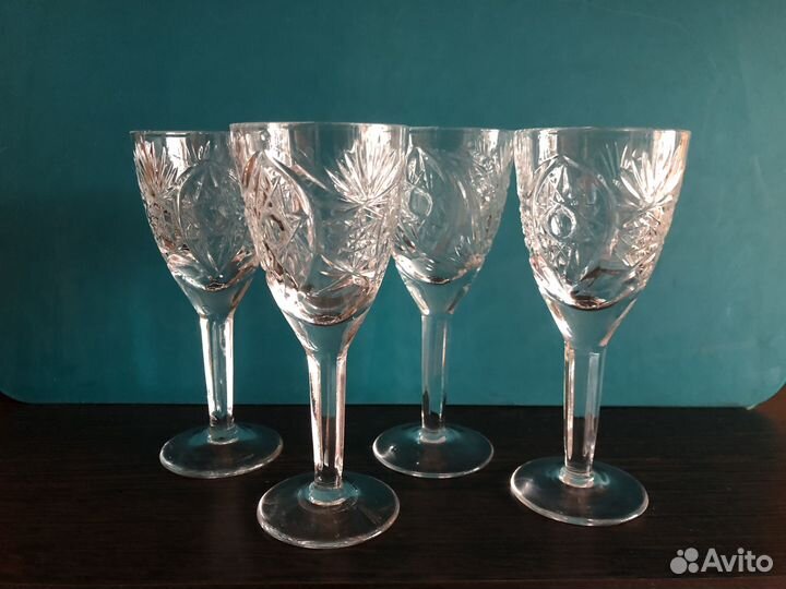 Фужеры хрустальные СССР