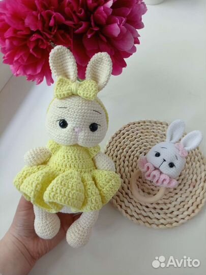 Вязаные игрушки ручной работы