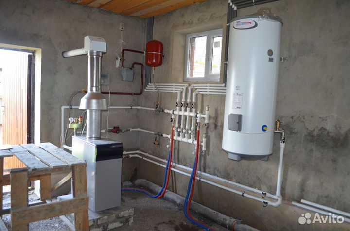 Монтаж, ремонт, обслуживание газовых котлов, колон