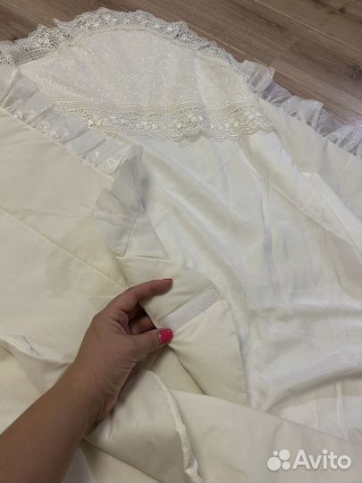 Конверт на выписку для девочки весна-лето