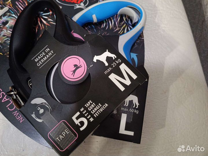 Поводок рулетка для собак flexi