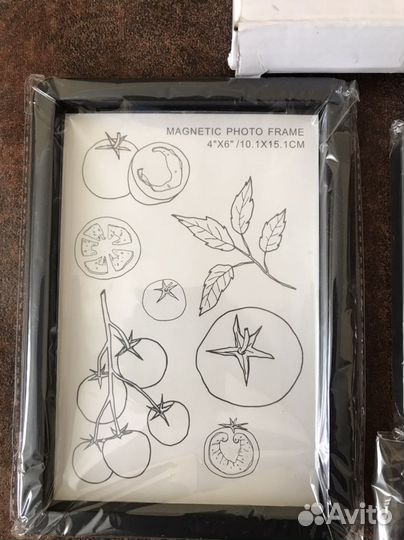 Набор фоторамок на магните новый