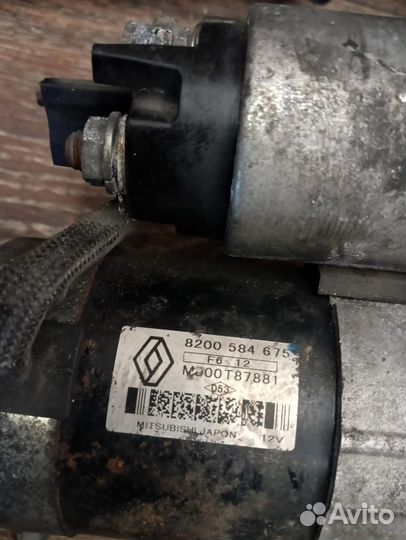 Стартер renault megane 2 1.4td k9k732