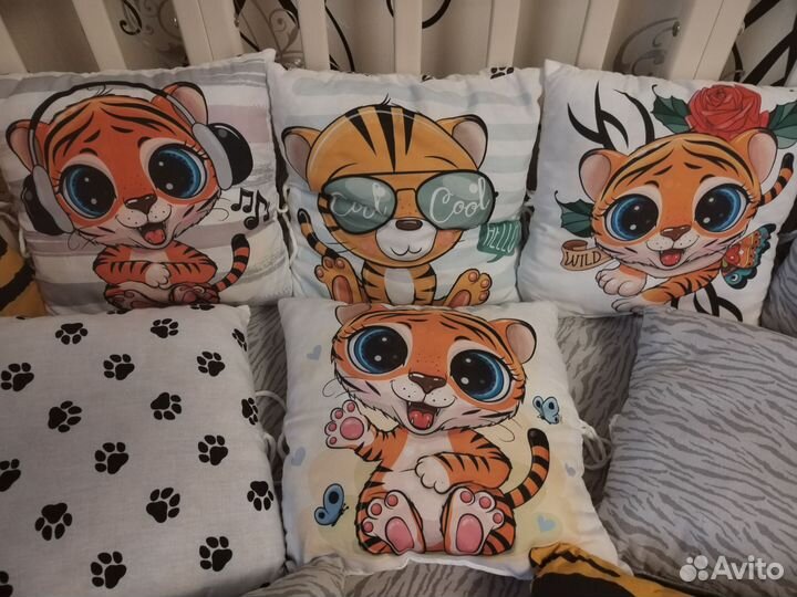 Бортики в кроватку