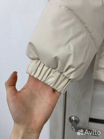 Куртка демисезонная женская оверсайз S M 42 44