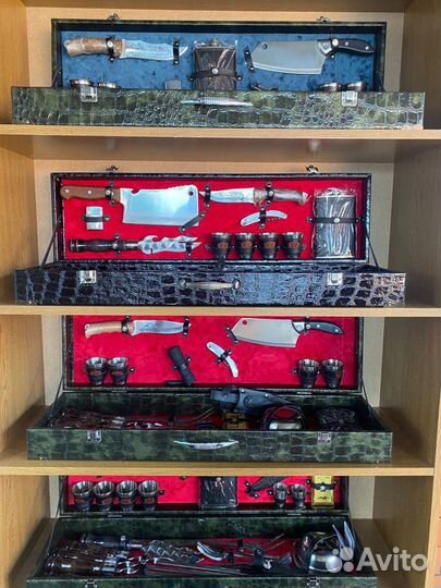 Подарочный набор шампуров / кейс с шампурами