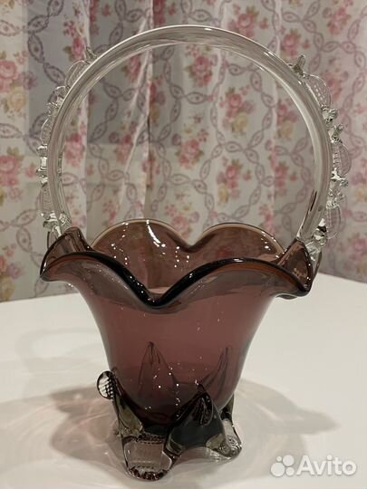 Ваза - конфетница Чехословакия, 1970-1990 гг