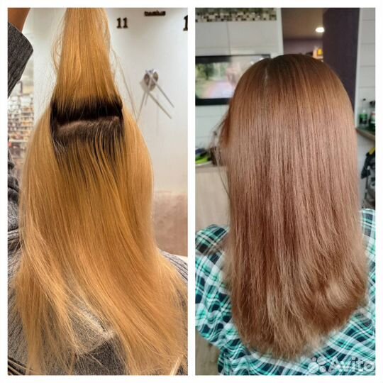 Окрашивание волос модель