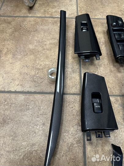 Кнопки блока стеклоподъемник карбон corolla 120