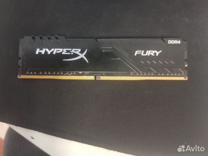 Оперативная память ddr4 hyperx fury 16gb