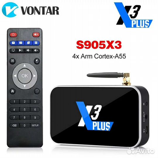 Андроид тв приставка Iptv Ugoos X3 plus