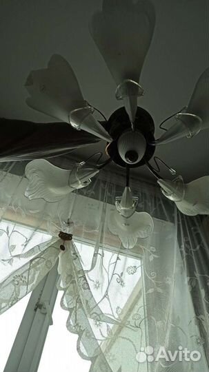 Люстра потолочная бу