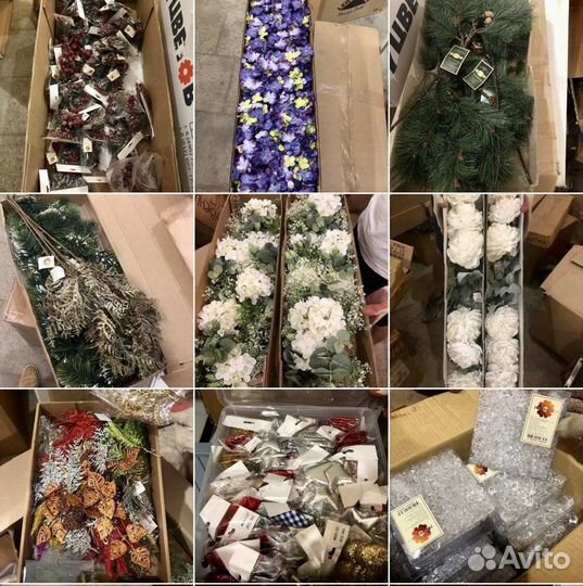 Склад подарочной упаковки и декора