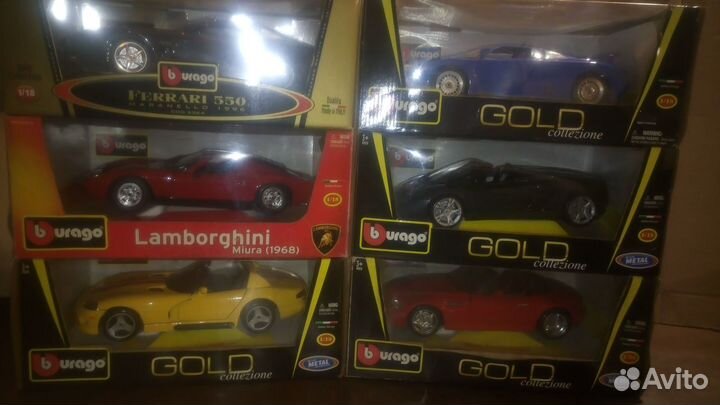 Модели 1/18 Bburago Maisto
