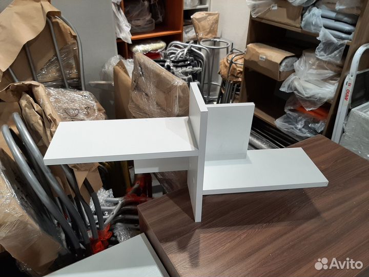 Полка книжная S33 белая