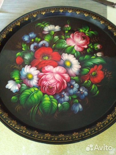 Подносы Жостово.Худ-к В.Кледов.ссср