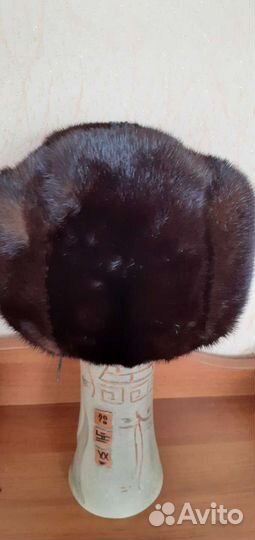 Норковая шапка мужская 58размер