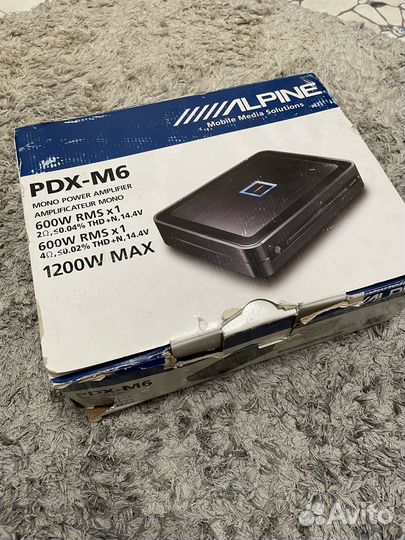 Усилитель Alpine PDX-M6