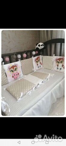 Бортики для детской кроватки