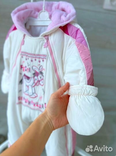 Зимний комбинезон для девочки 74 80 Pilguni