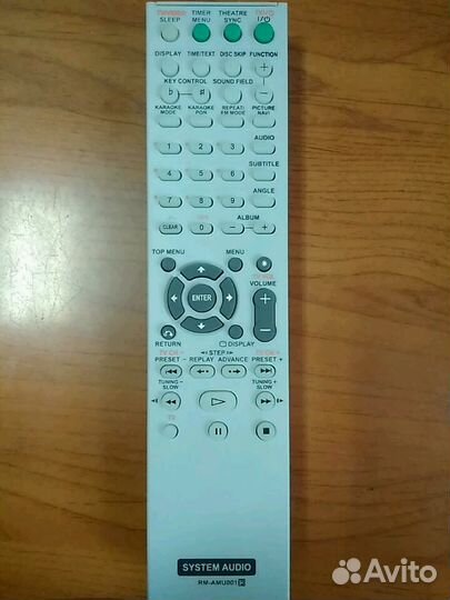 Пульт Sony RM-AMU001 для музыкального центра