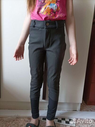 Бриджи для верховой езды детские утеплённые