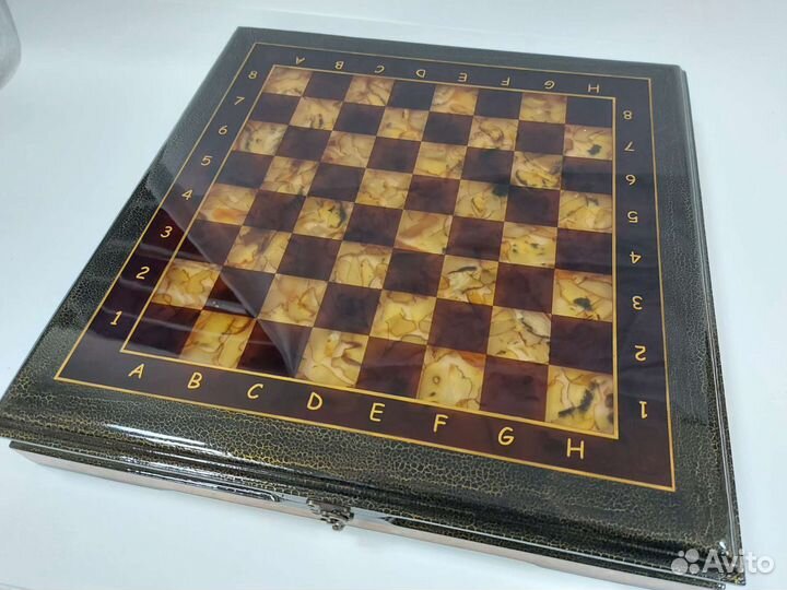 Шахматы янтарные арт. 000013