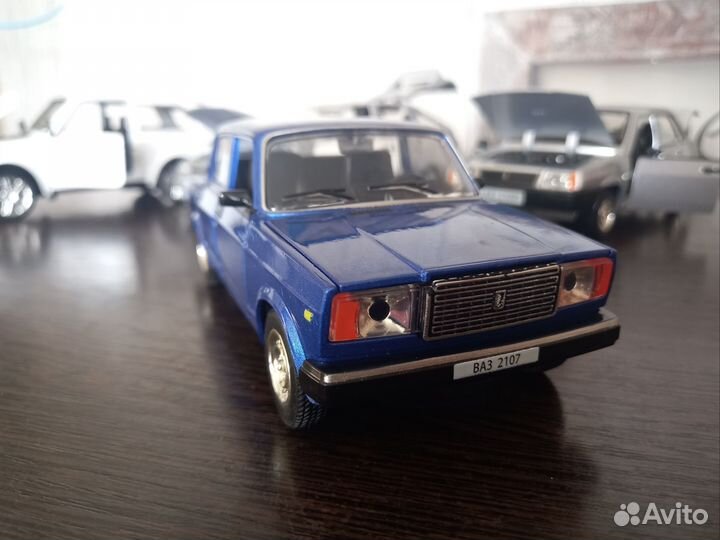 Ваз 2107 модель металлическая Технопарк