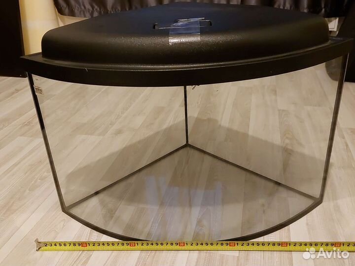 Аквариум угловой сектор 50л с подсветкой