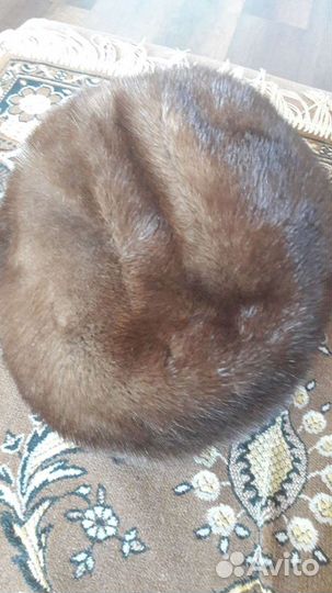 Женский норковый берет