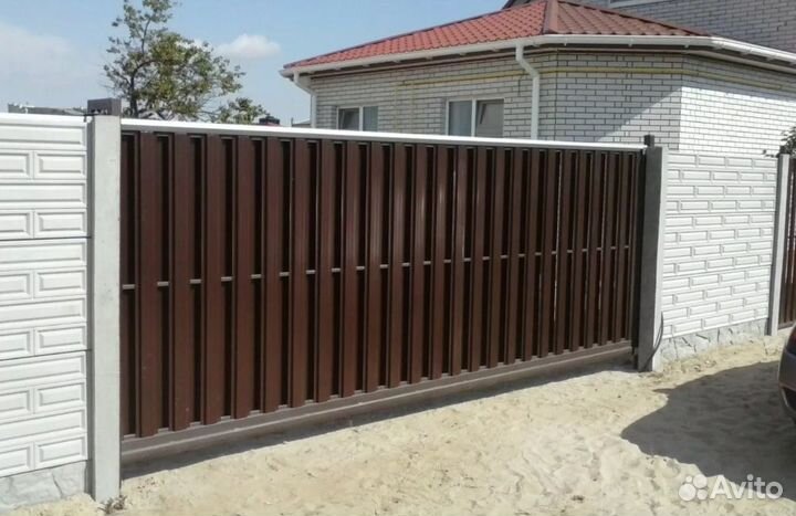 Ворота откатные прочные